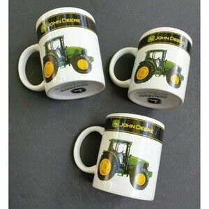 John Deere Coffee 3 Cups / Mugs